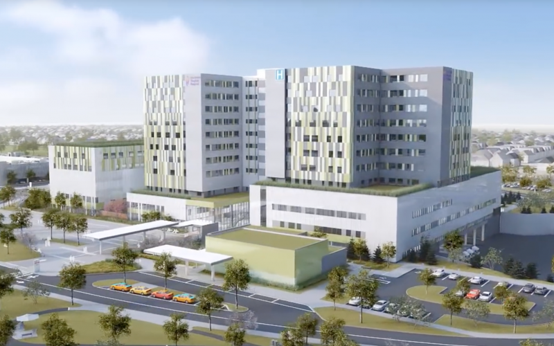 Center for Addiction and Mental Health 3D Render of building