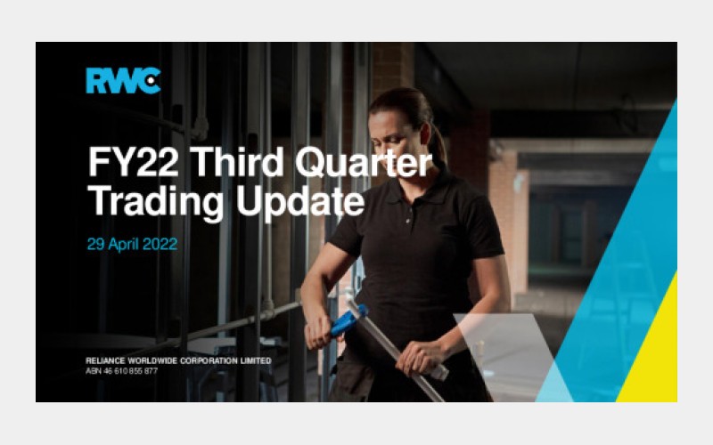 FY2022 Third Quarter Trading Update Presentation