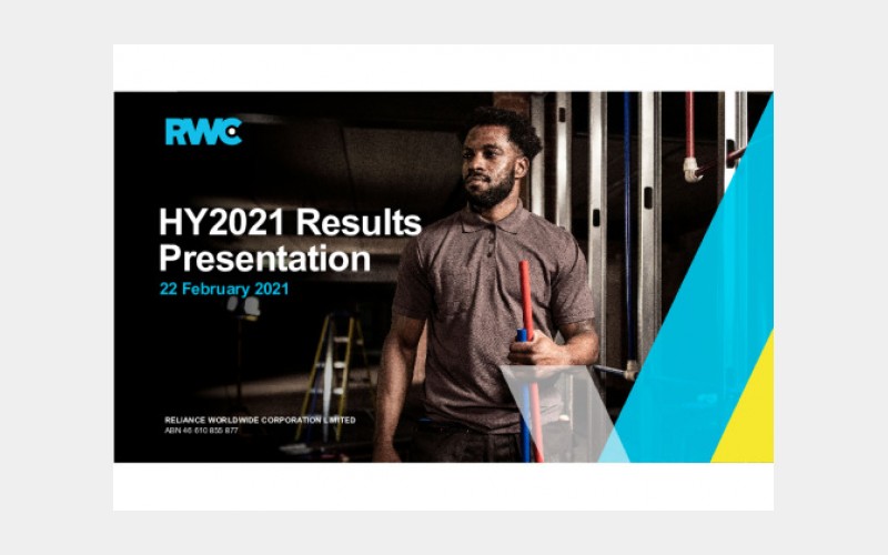 FY21 Half Year Results Presentation