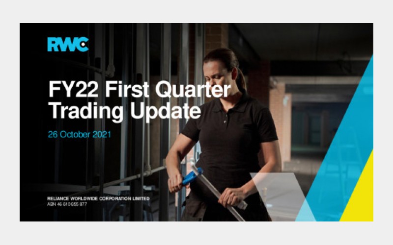 RWC FY22 First Quarter Trading Update Presentation