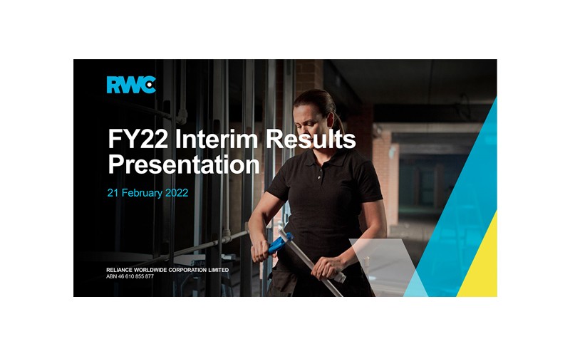 RWC FY22 Half Year Results Presentation