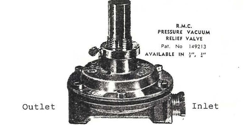 RMC pressure reducing valve