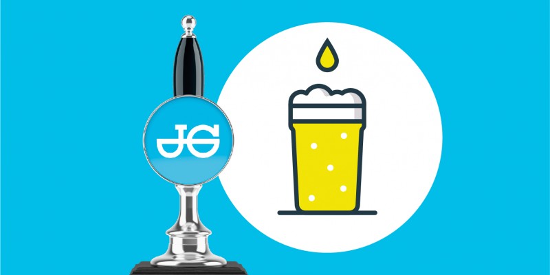 Image of beer pump and icon