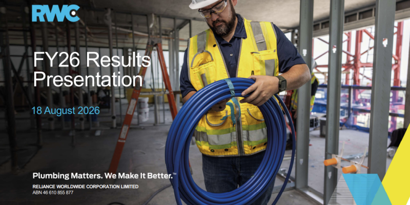 FY26 Results Presentation Cover
